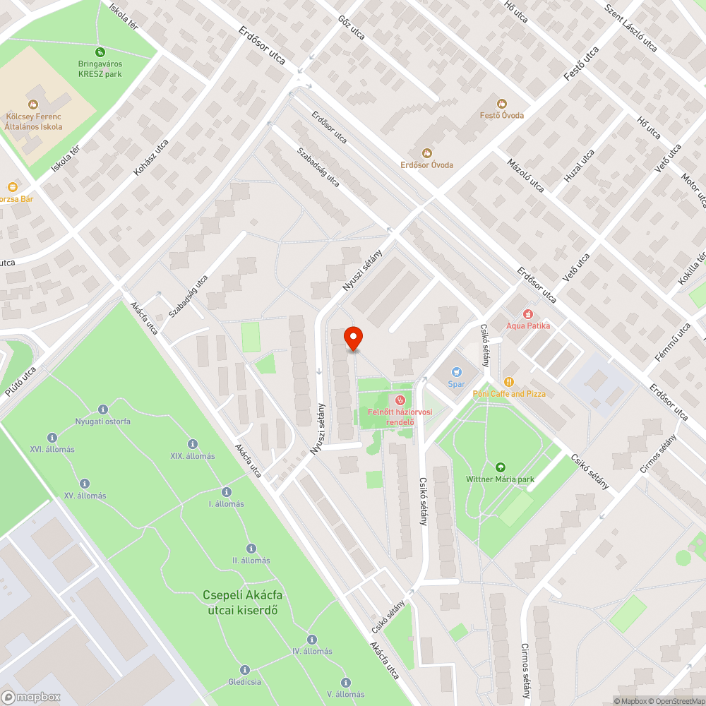 Zöldhulladék bejelentés helye