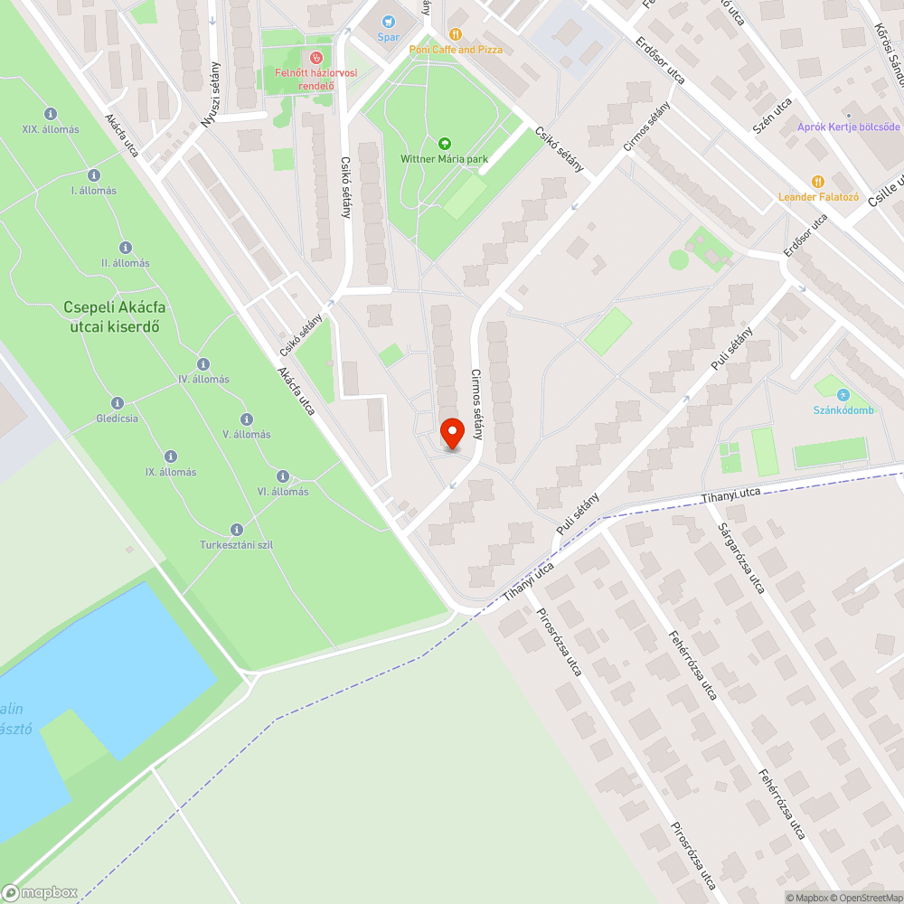 Zöldhulladék bejelentés helye