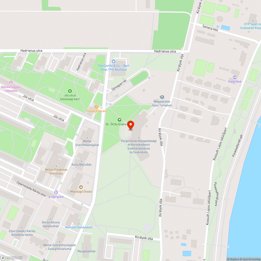 Szétesett térkő és gaz bejelentés helye