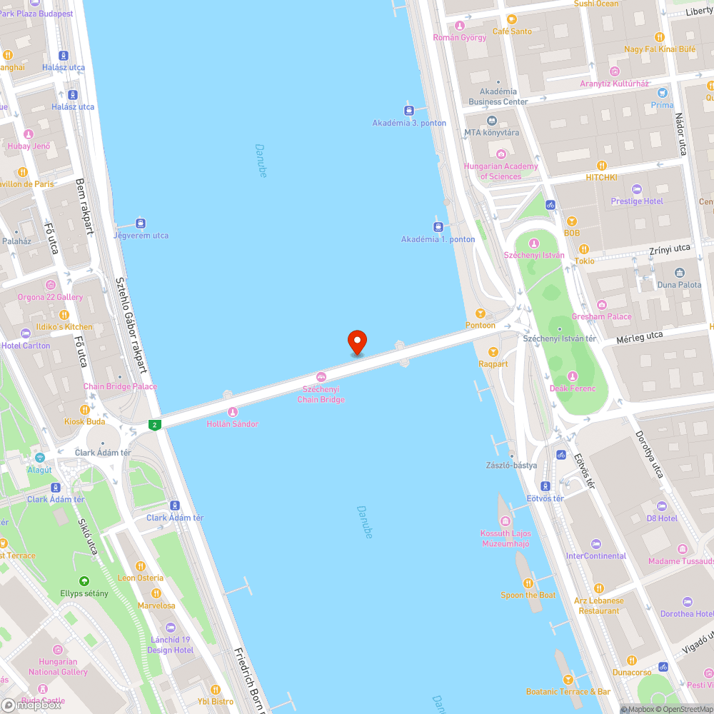 Hiányzó tájékoztatás a Lánchíd járdájának lezárásáról. bejelentés helye