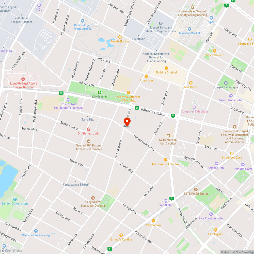 Rossz állapotban lévő telefonfülke bejelentés helye