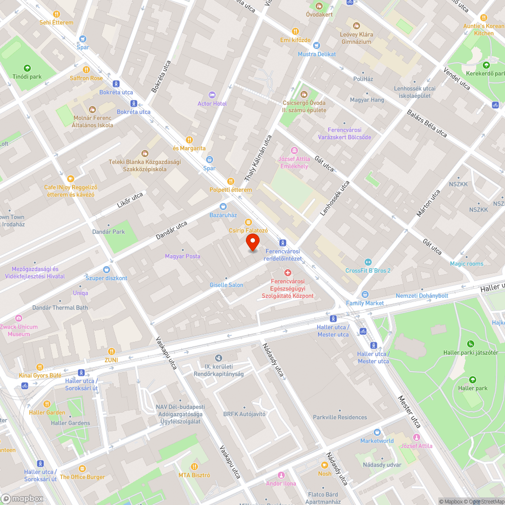 szemetes bejelentés helye