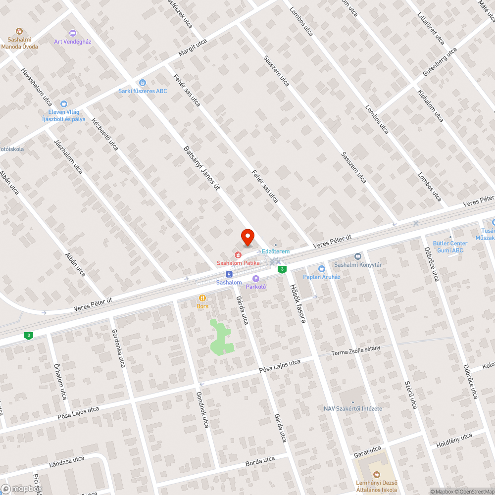 Fejmagasságban belógó ágak bejelentés helye