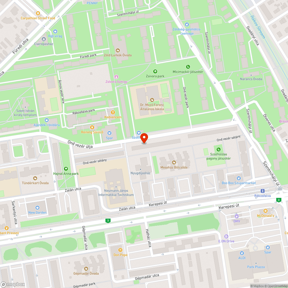 betonlapos járda bejelentés helye