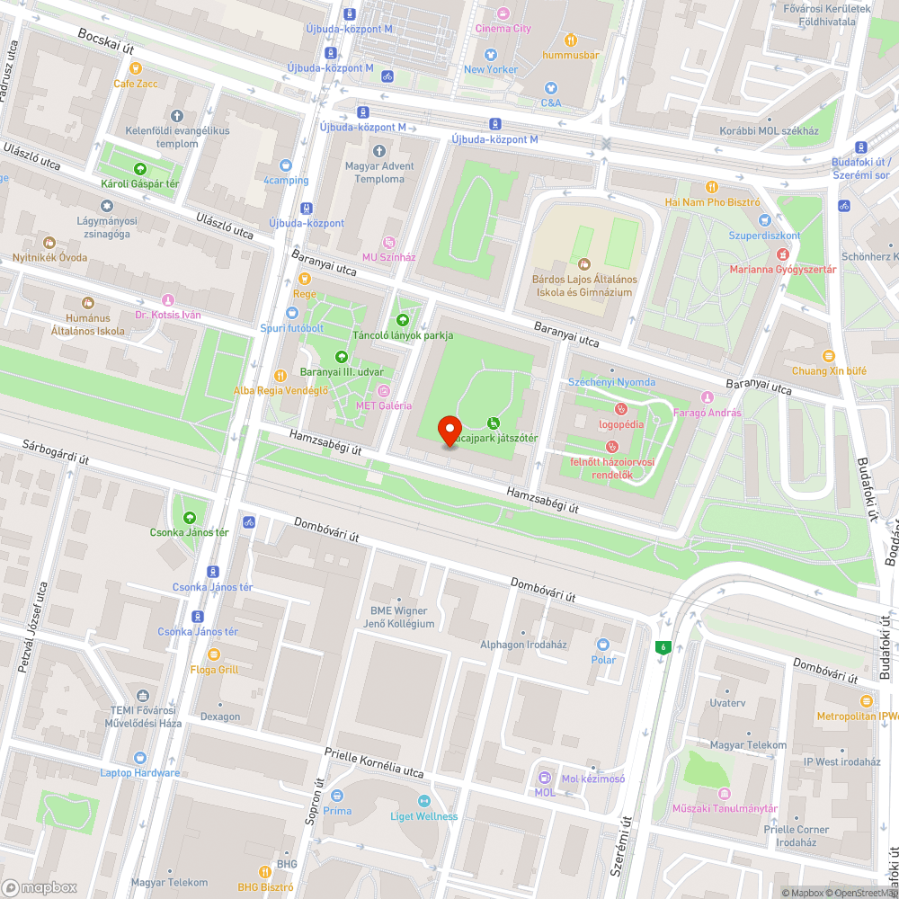 Kiégett bejelentés helye