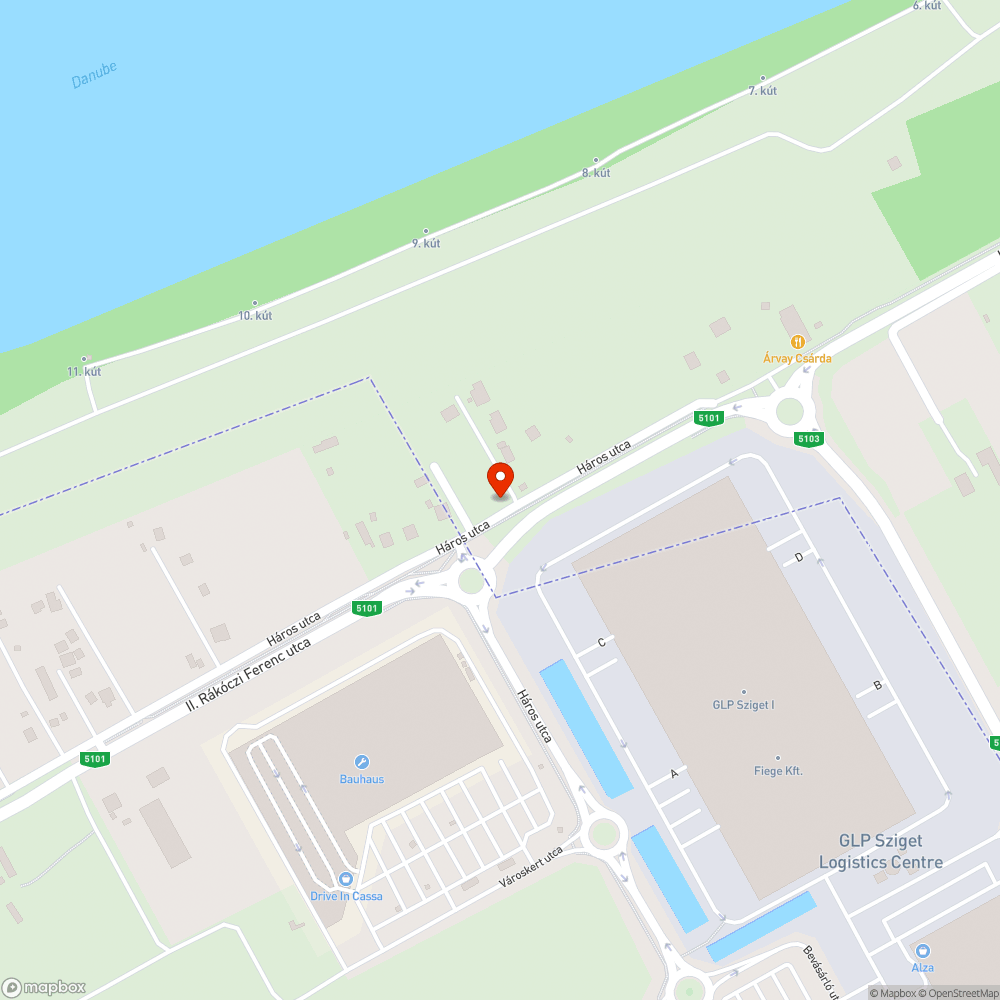 Belógó növényzet a kerékpárúton bejelentés helye