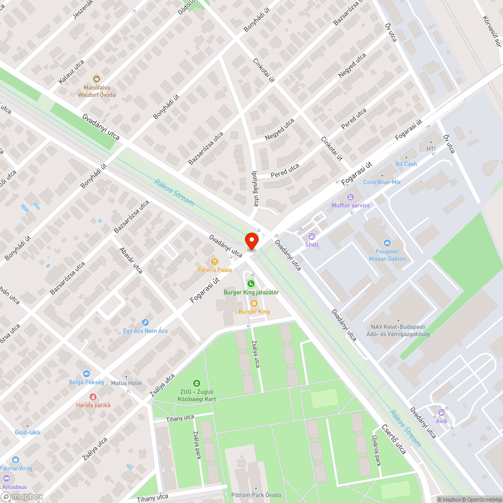 Hosszabb zöldet! bejelentés helye