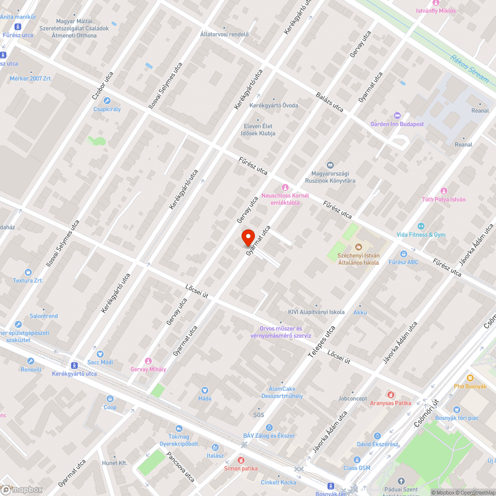 Itthagyott kresztábla bejelentés helye