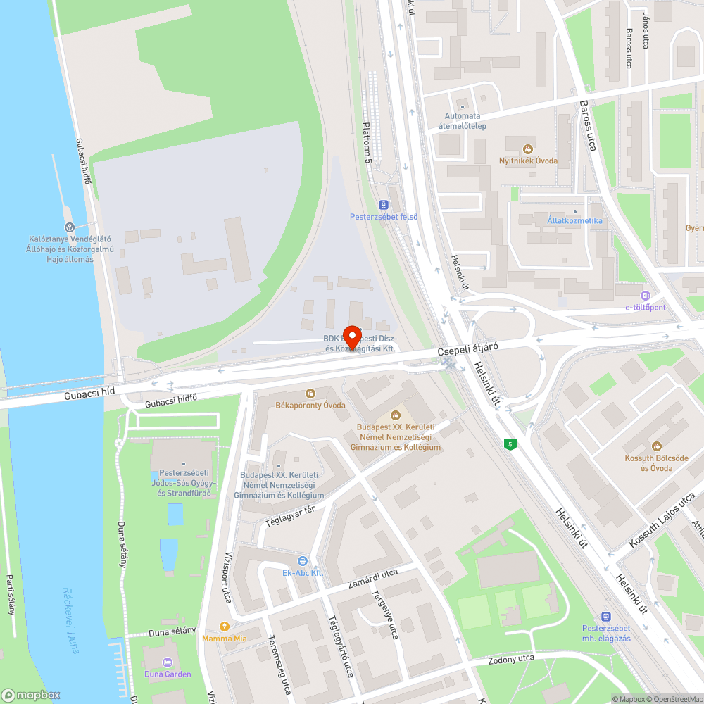 Gyomos kerékpárút bejelentés helye