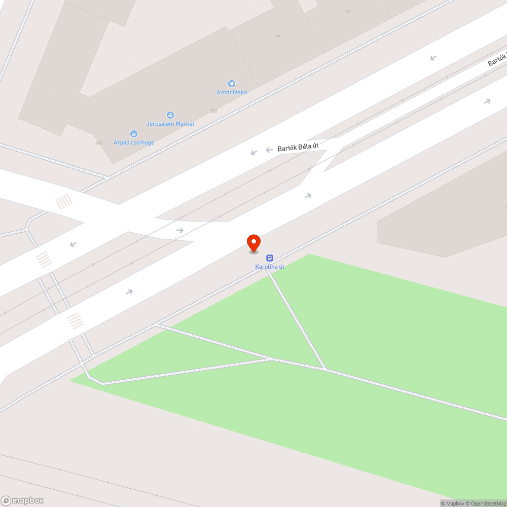 Kidöntött kuka bejelentés helye