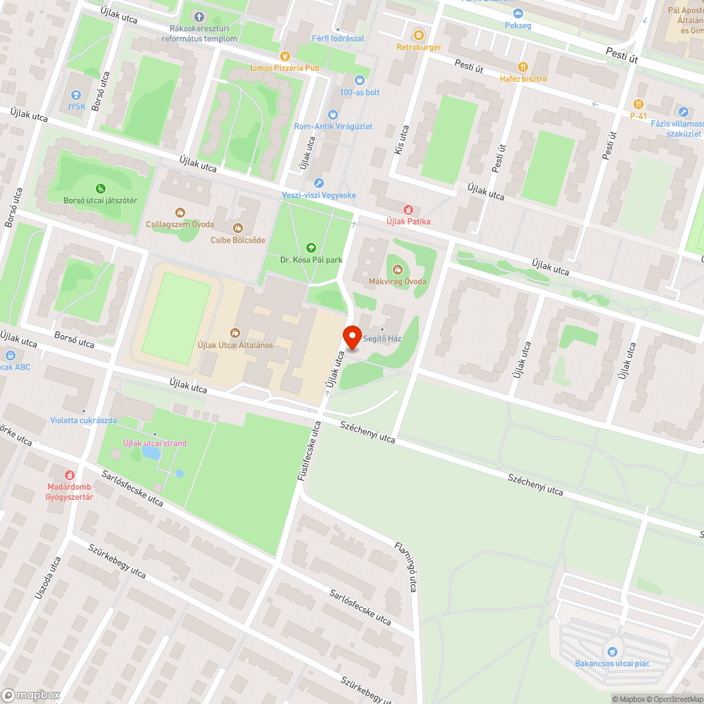 Zölhulladék halom bejelentés helye