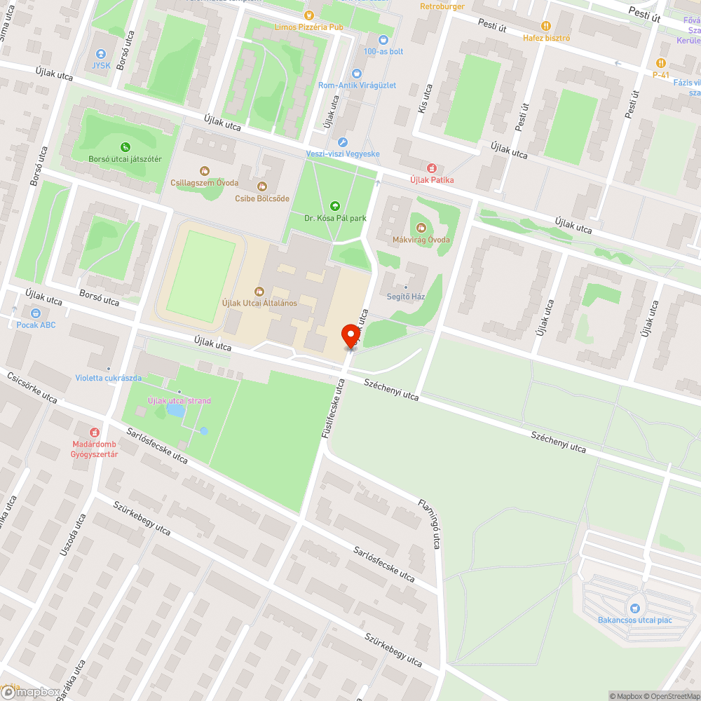 Elhagyott zöldhulladék bejelentés helye