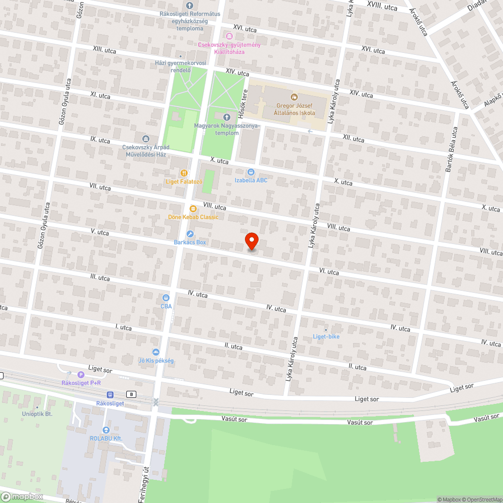 Buktató bejelentés helye