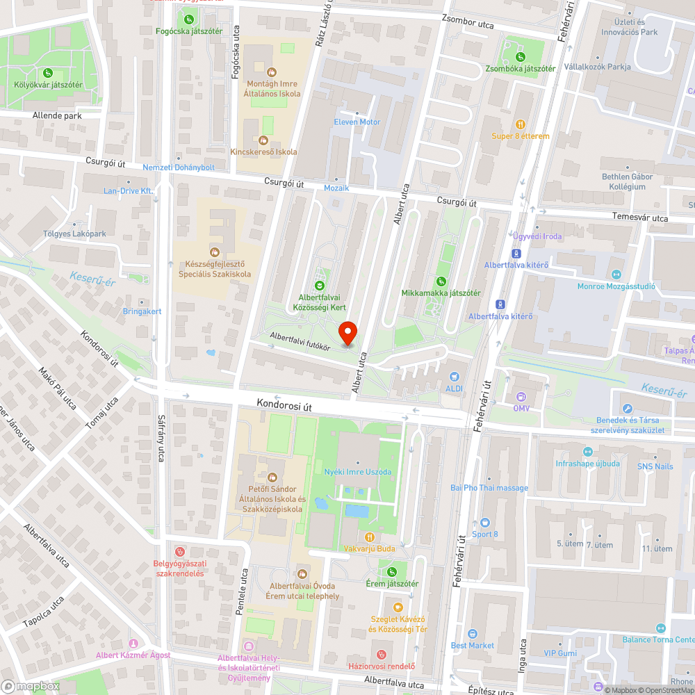 Elhagyott Opel bejelentés helye