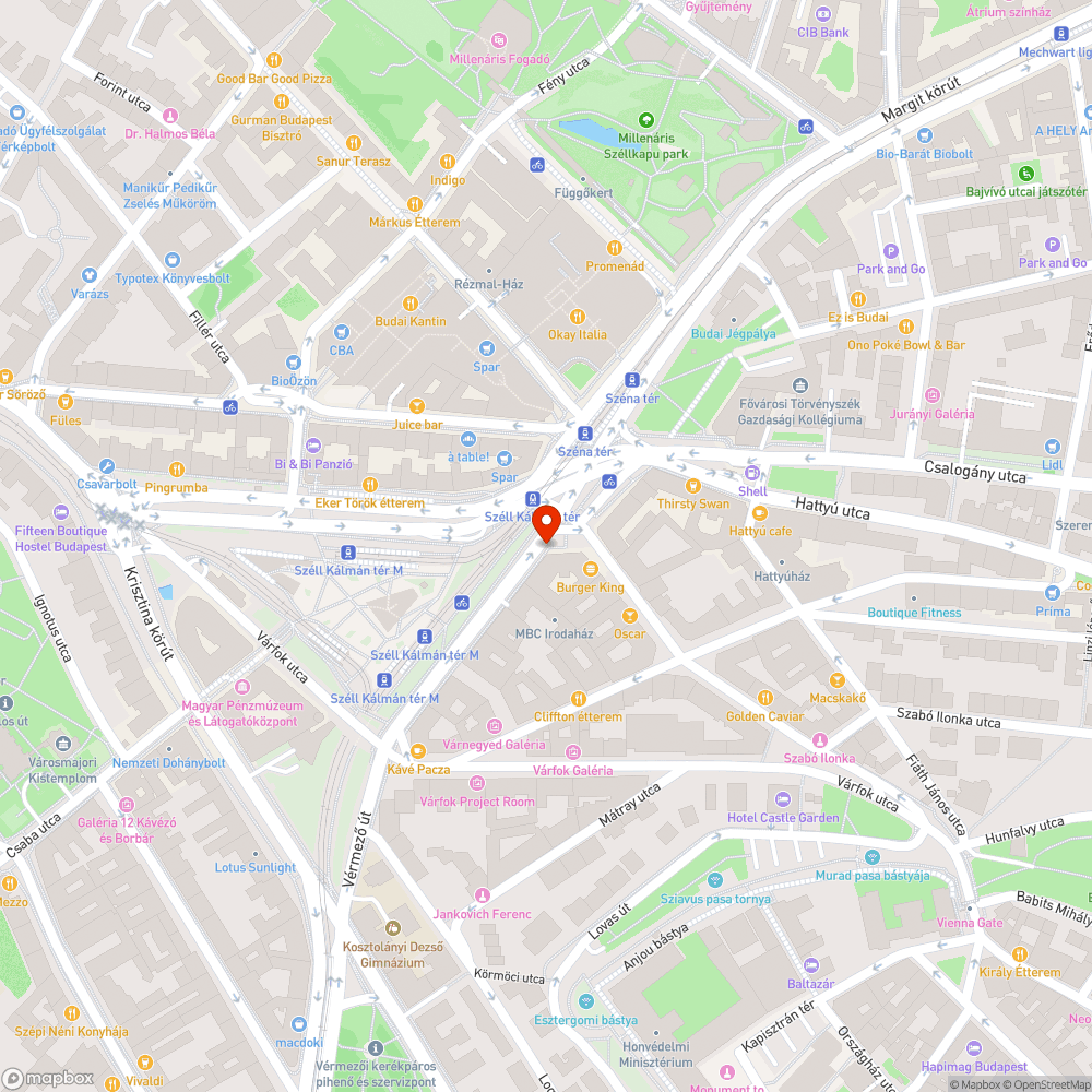 Beszakadóban a parkoló bejelentés helye