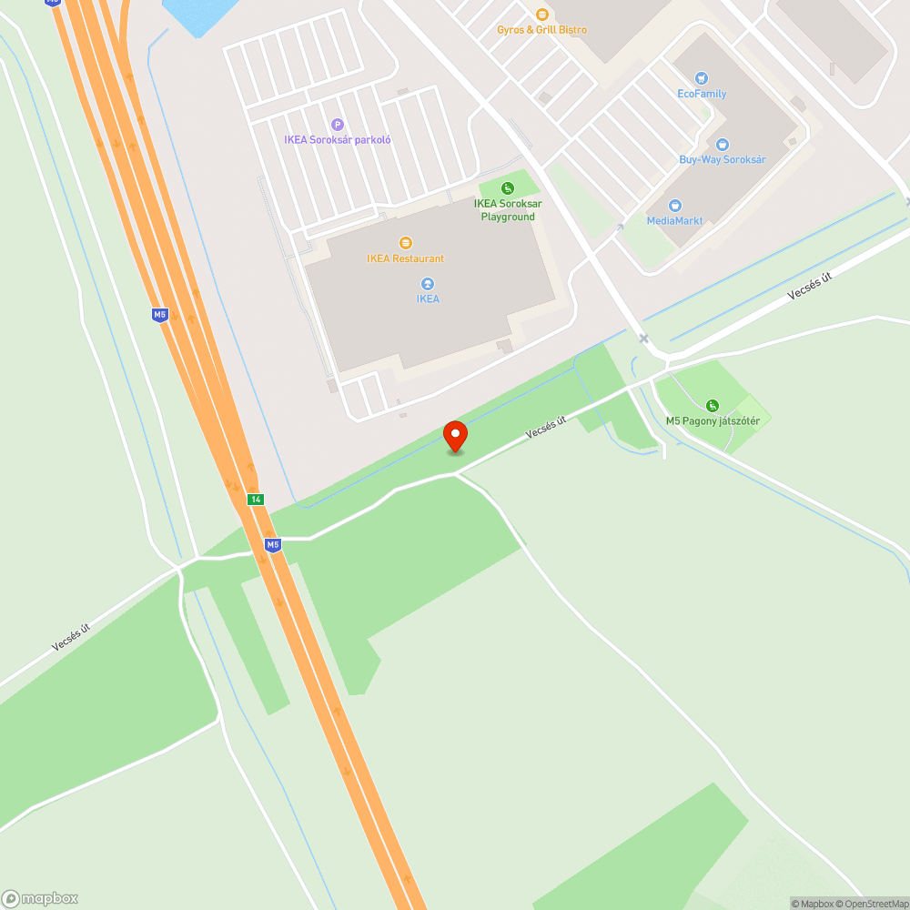 Szemét az útelágazásnál bejelentés helye