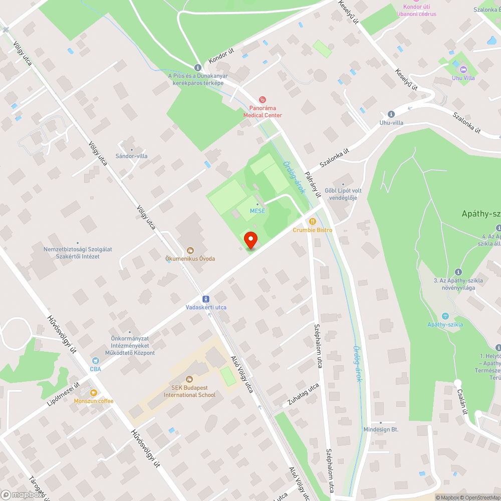 Hibás vezeték bejelentés helye