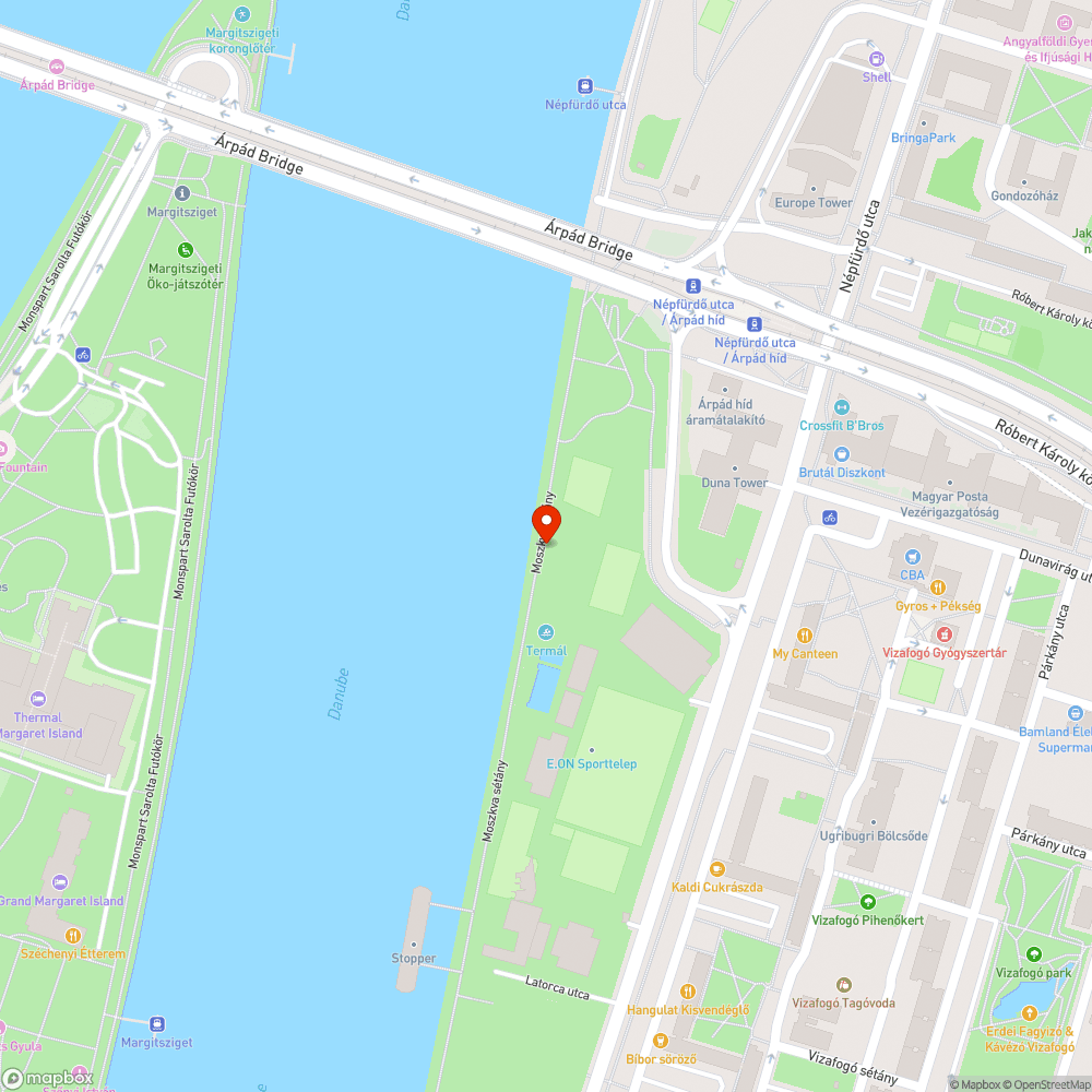 Gazos a Moszkva sétány bejelentés helye