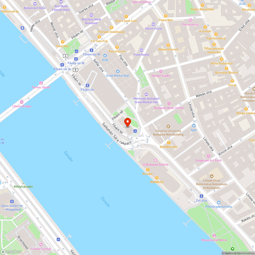 Graffiti - Corvinus Sóház bejelentés helye