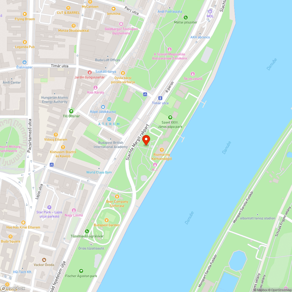 Rozmaring étterem előtti pad javítása bejelentés helye