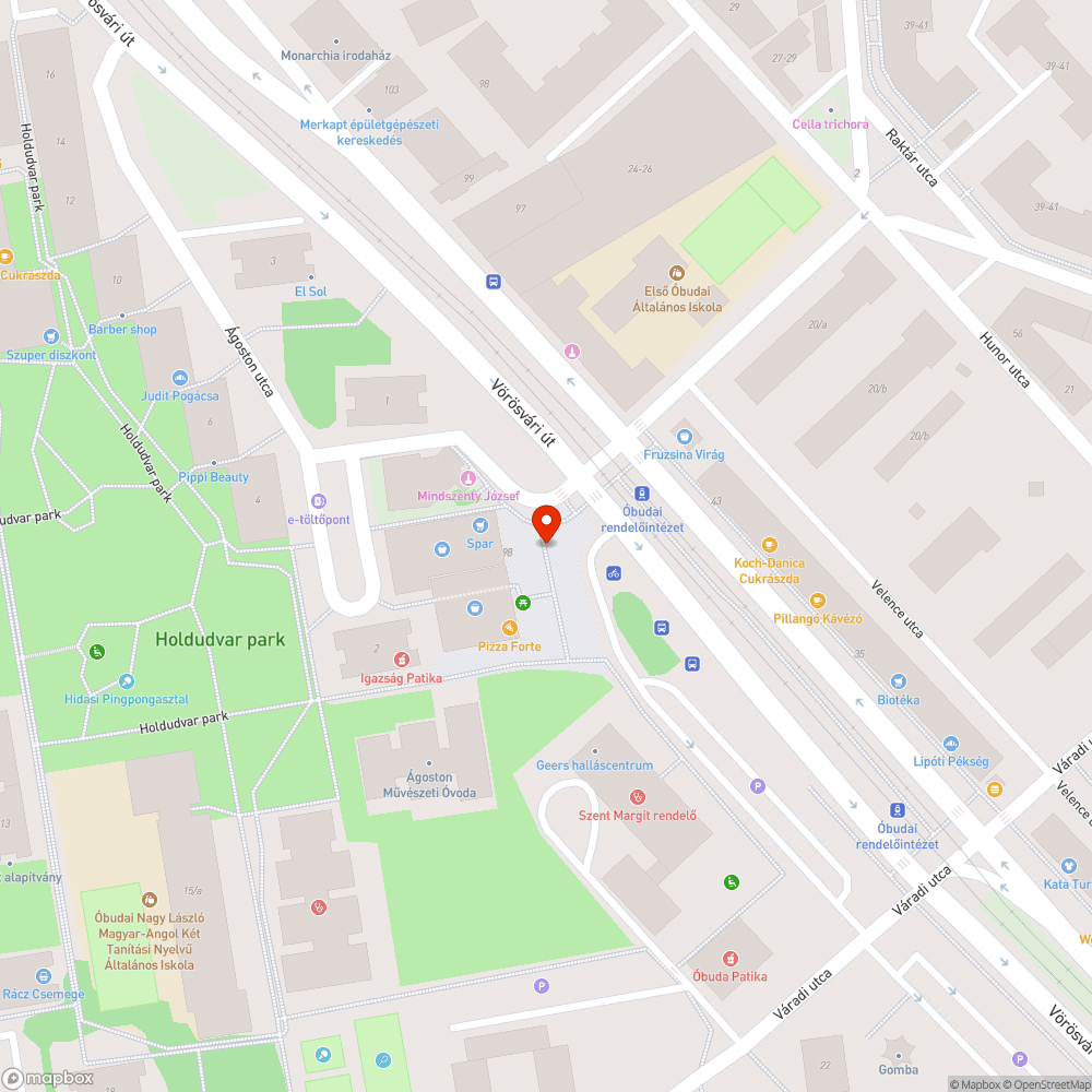 III. Vörösvári út - pad festése bejelentés helye