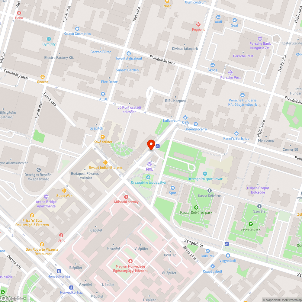 Belógó faágak bejelentés helye