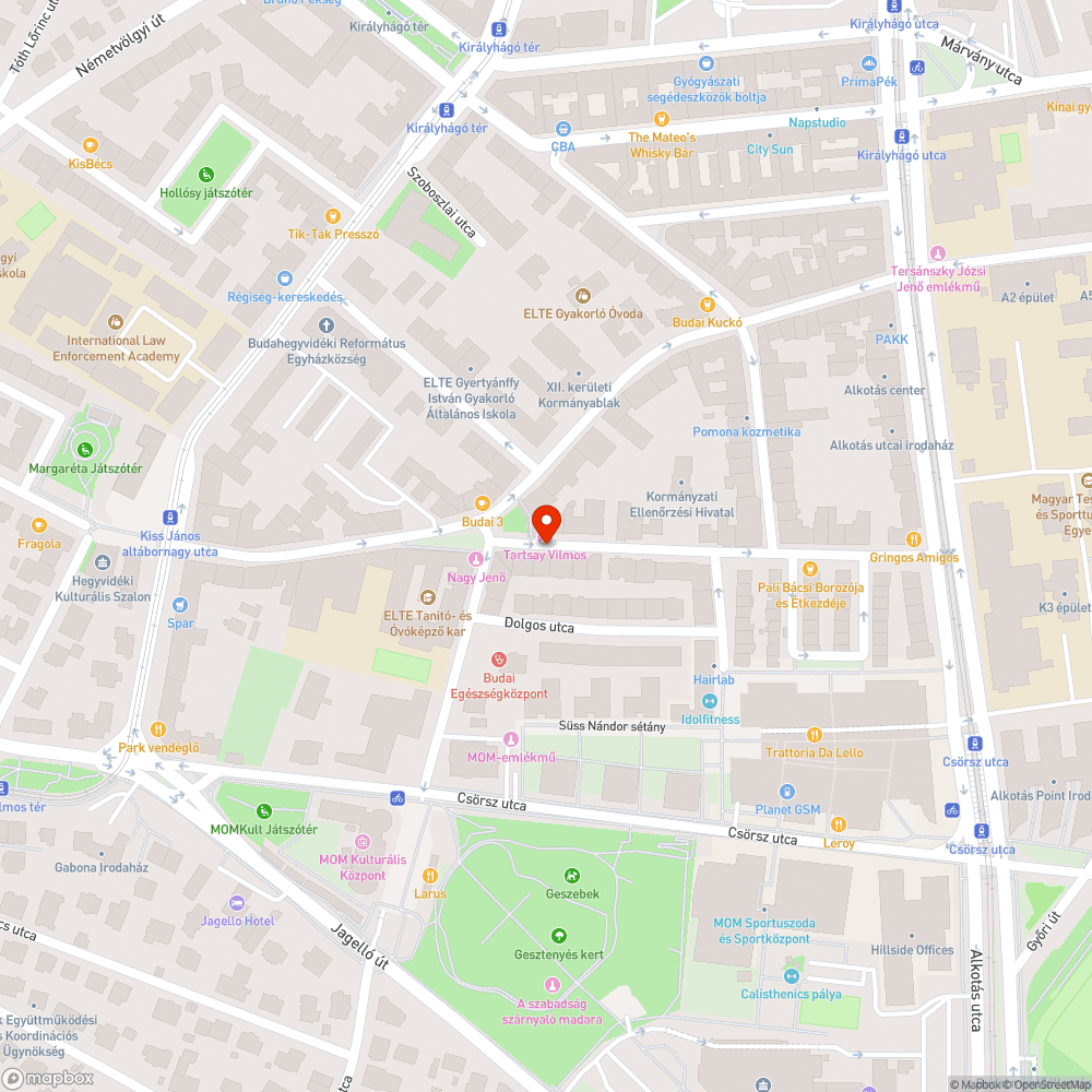 Elhajtott poller bejelentés helye