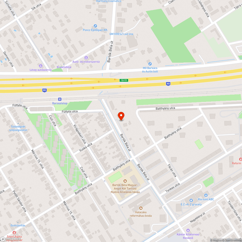 Balesetveszély bejelentés helye