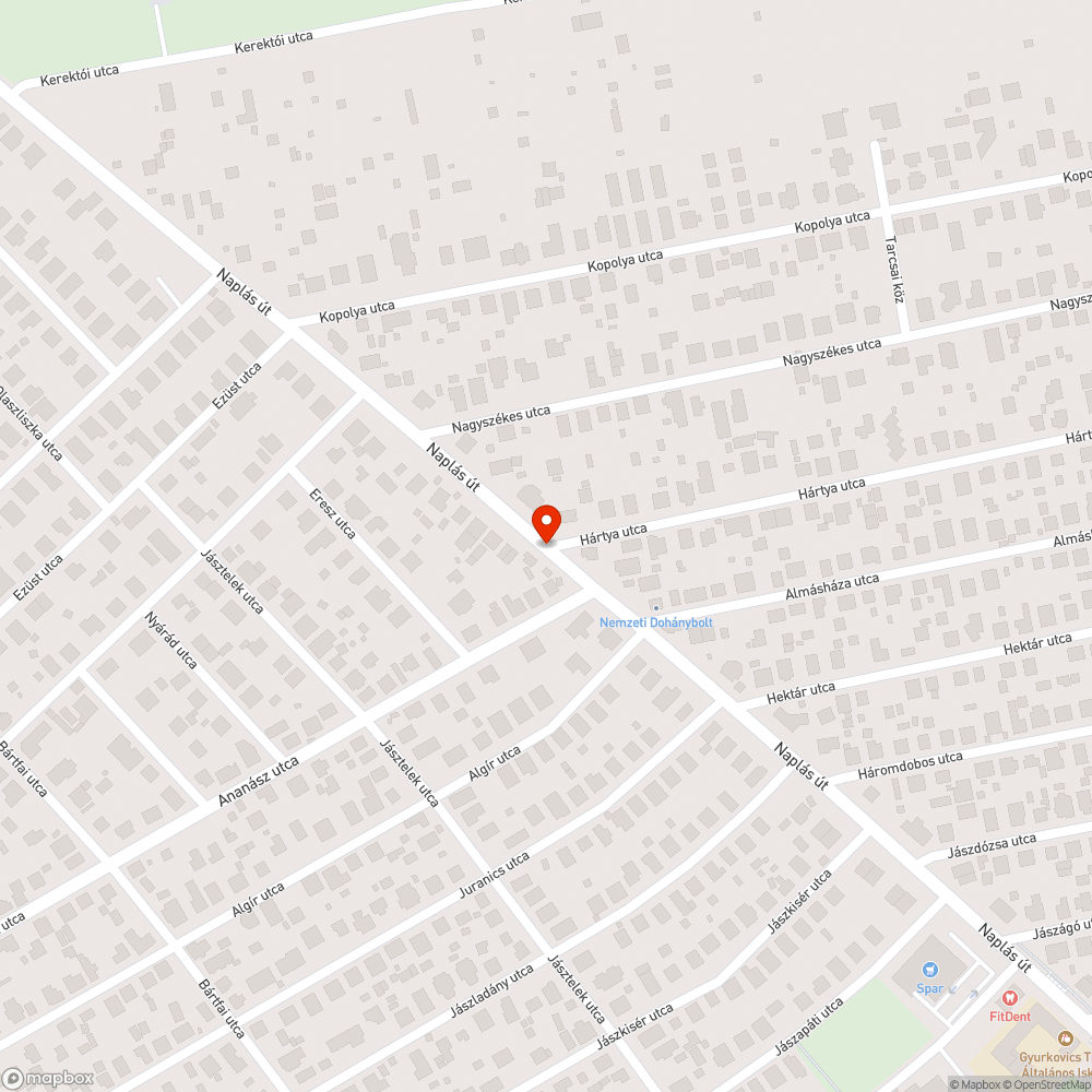 Naplás úti kerékpárút bejelentés helye