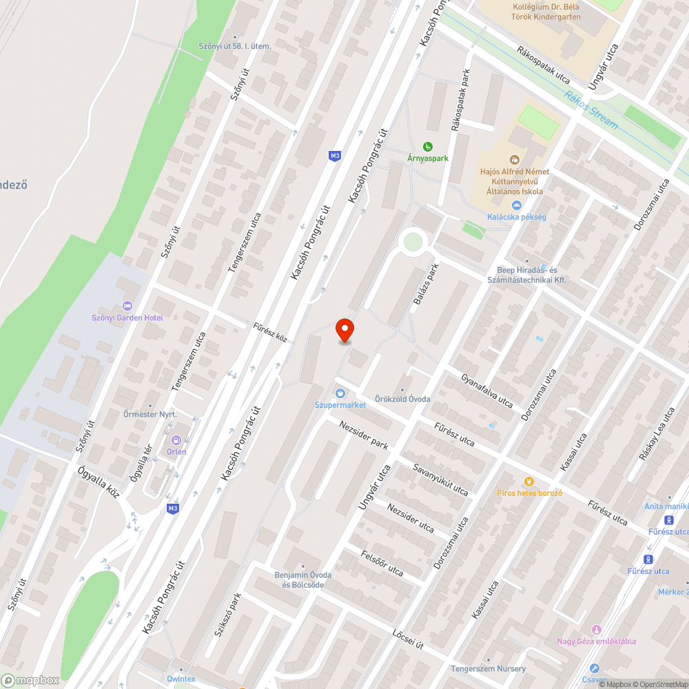 Szétesett pad bejelentés helye