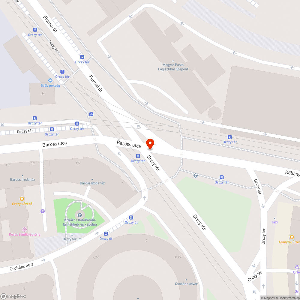 Érdekes vége (?) van a Baross utcai kerékpár útnak bejelentés helye