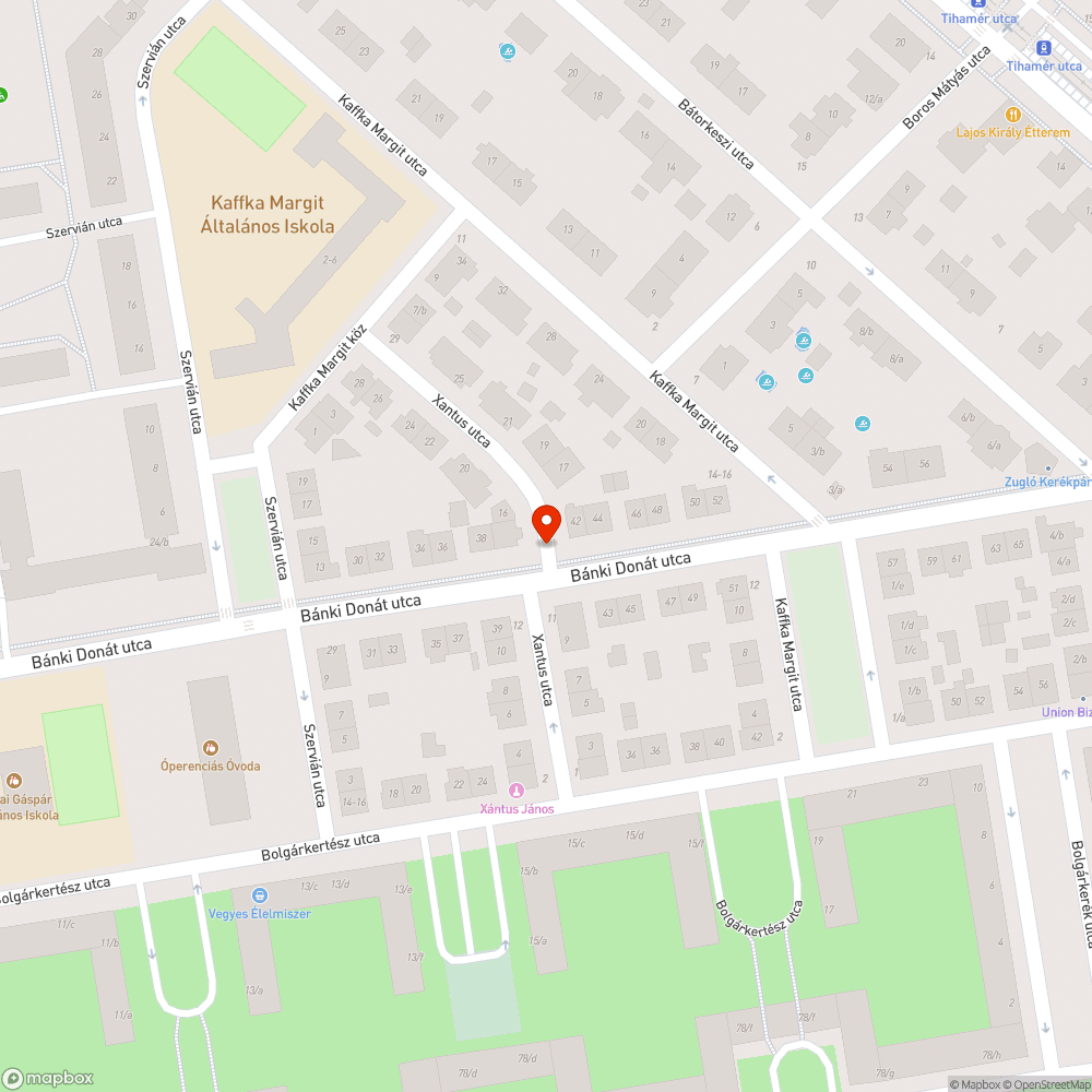 Biztonságtalan kerékpárút bejelentés helye