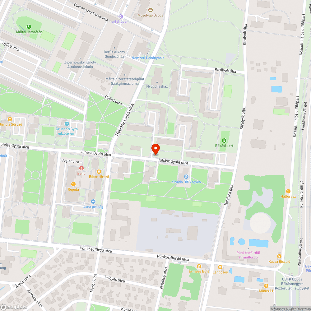 30-as zóna bejelentés helye