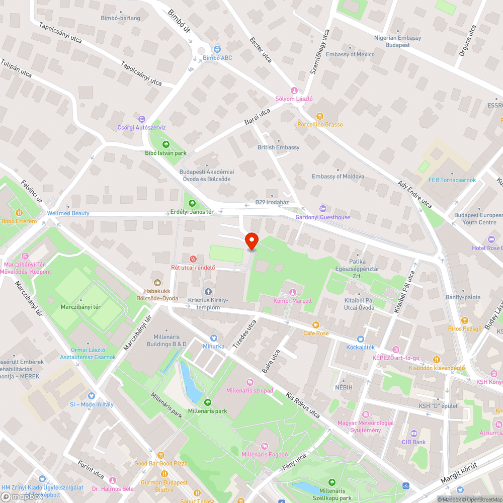 1022 Budapest, Bimbo ut 32d fele vezeto lepcso bejelentés helye