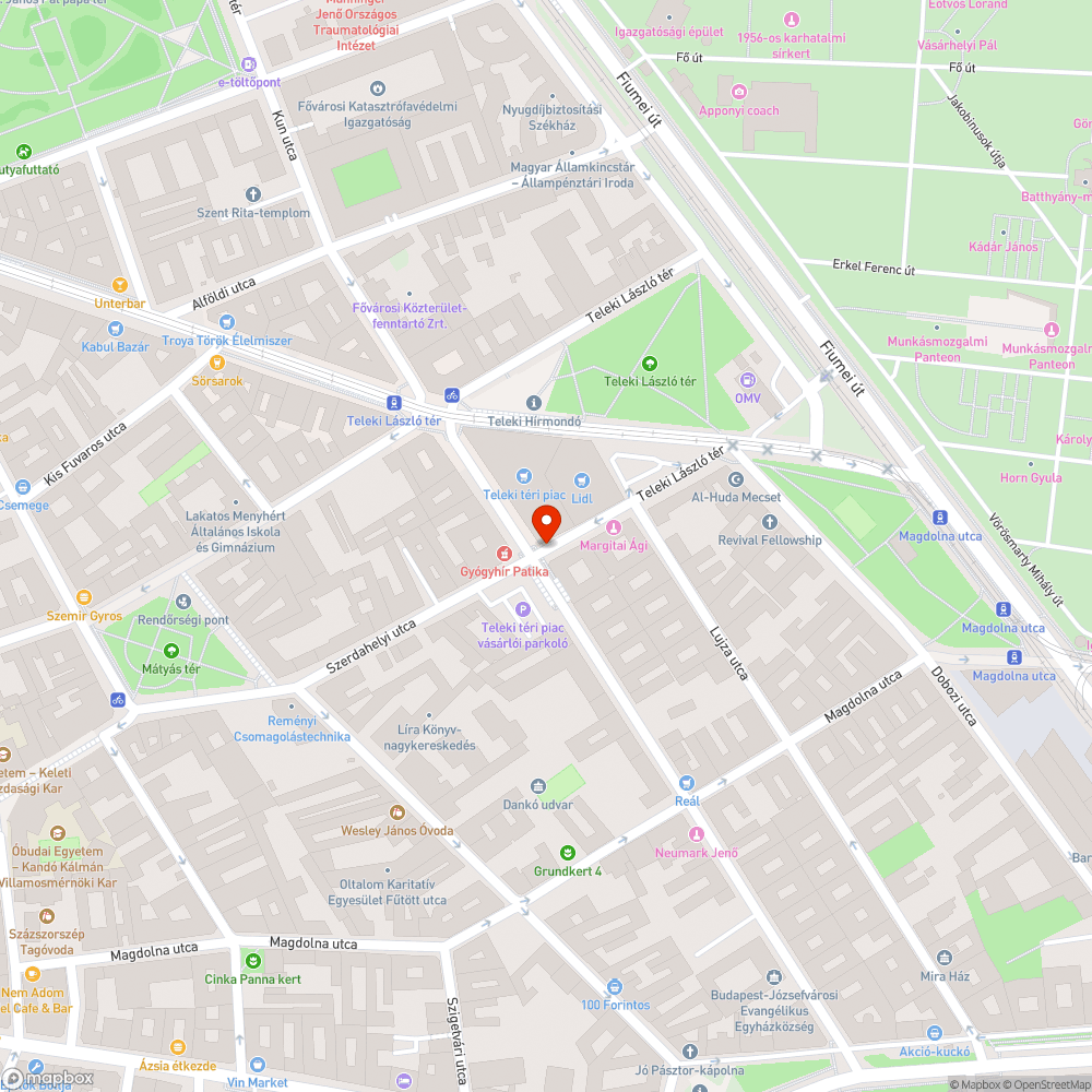 Széteső és megrongált doboz bejelentés helye