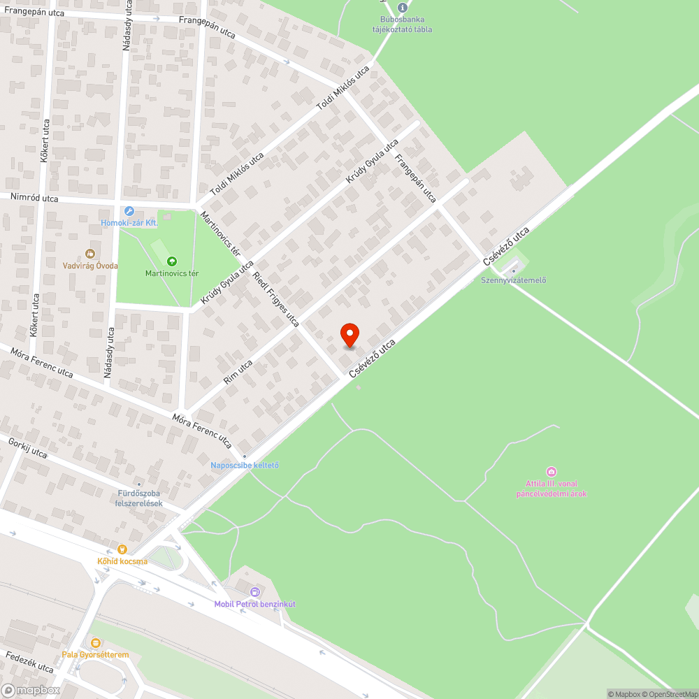 Parkolás- kereszteződés átláthatatlansága bejelentés helye