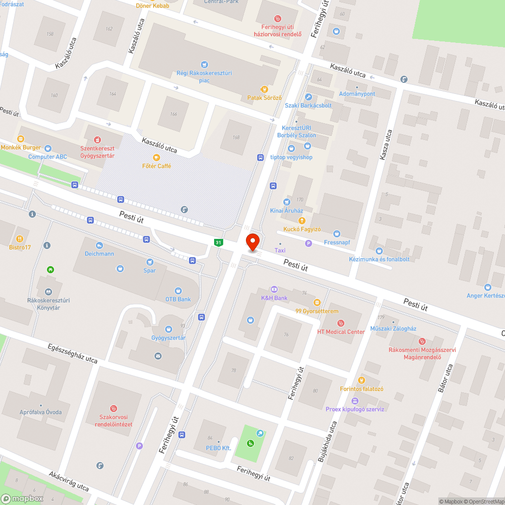 Torlódás a kanyarodó sáv miatt bejelentés helye