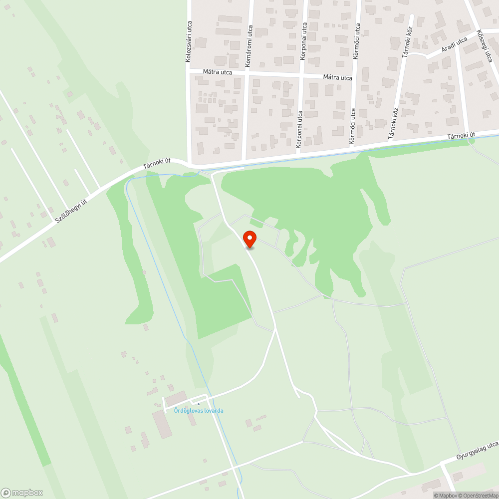 Szemét a Tárnoki út közelében bejelentés helye