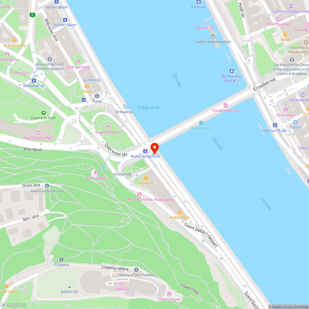 Gellért hegyi vízesés nincs kivilágítva bejelentés helye