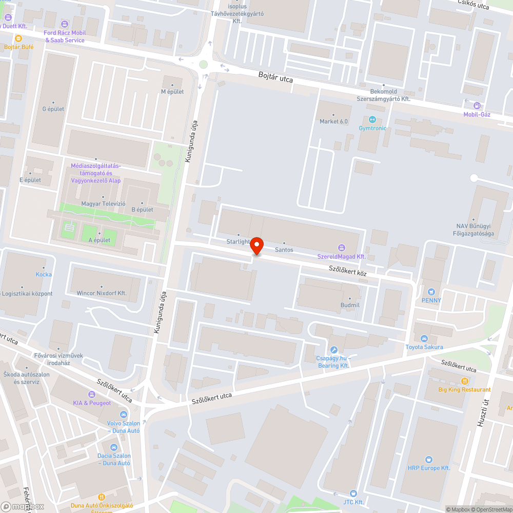 Kiszáradt fák Óbudán bejelentés helye