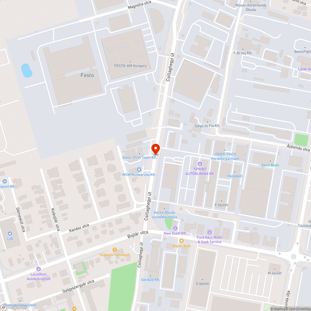 Kiszáradt fasor Óbudán bejelentés helye