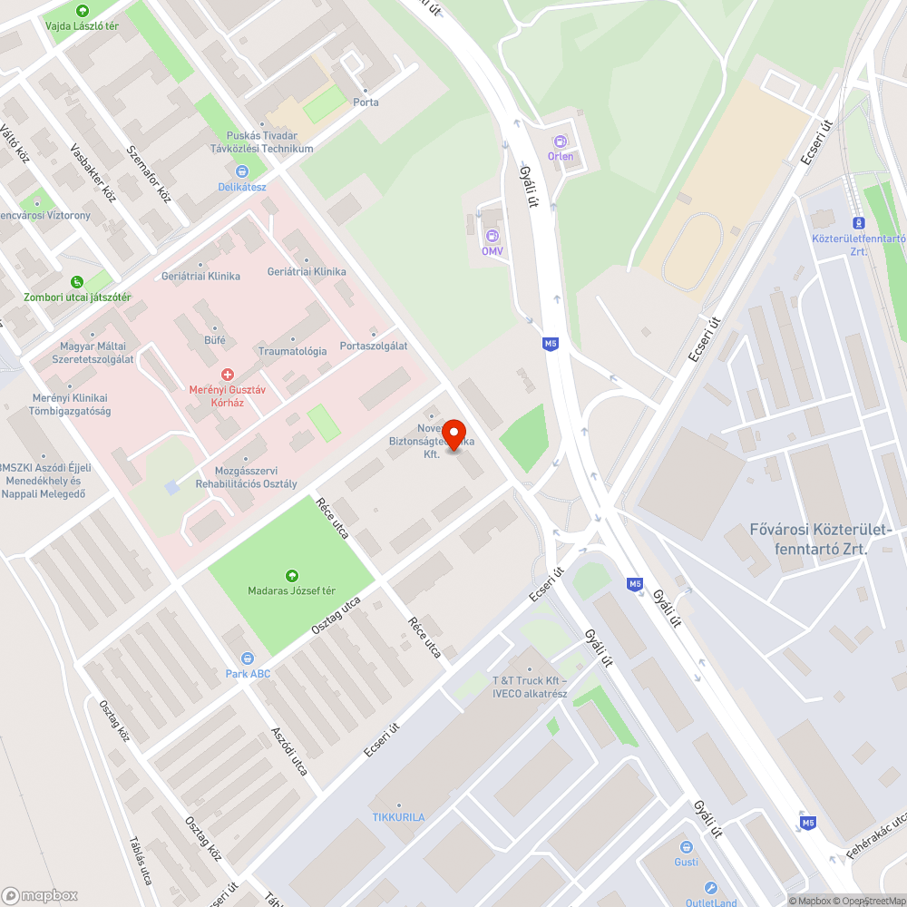 Elhanyagolt park a Gyáli út 21-23 alatt bejelentés helye