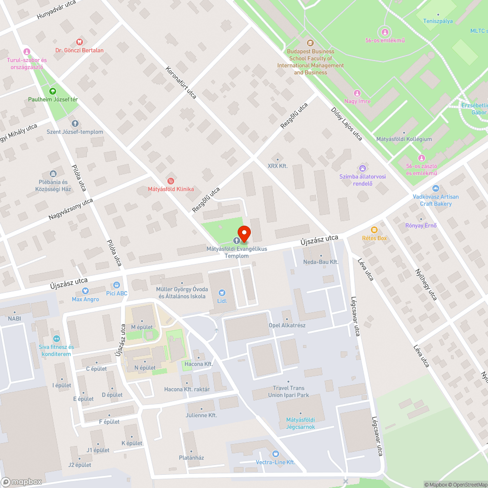 Eldugult vízelvezetés az Újszász utcában bejelentés helye