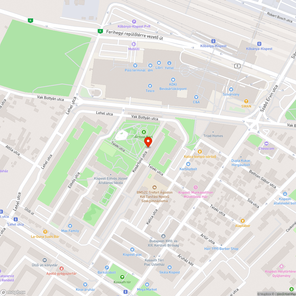 Magára hagyott Ford, 19. kerület bejelentés helye