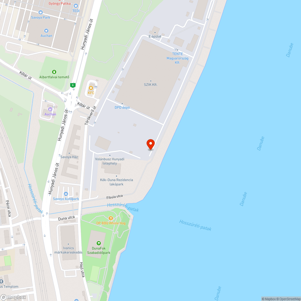 Fibula televízió és szemét bejelentés helye