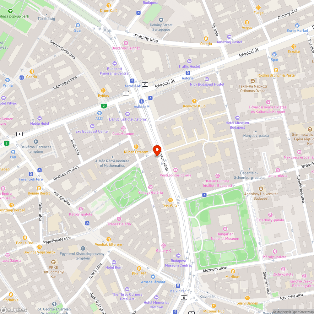 Hiányzó utcatábla bejelentés helye