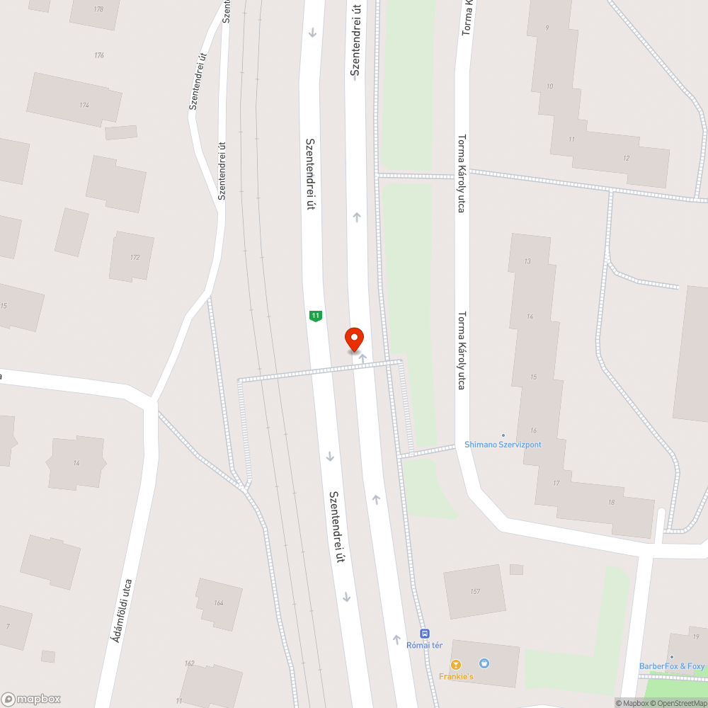 Graffitis gyalogos felüljáró bejelentés helye