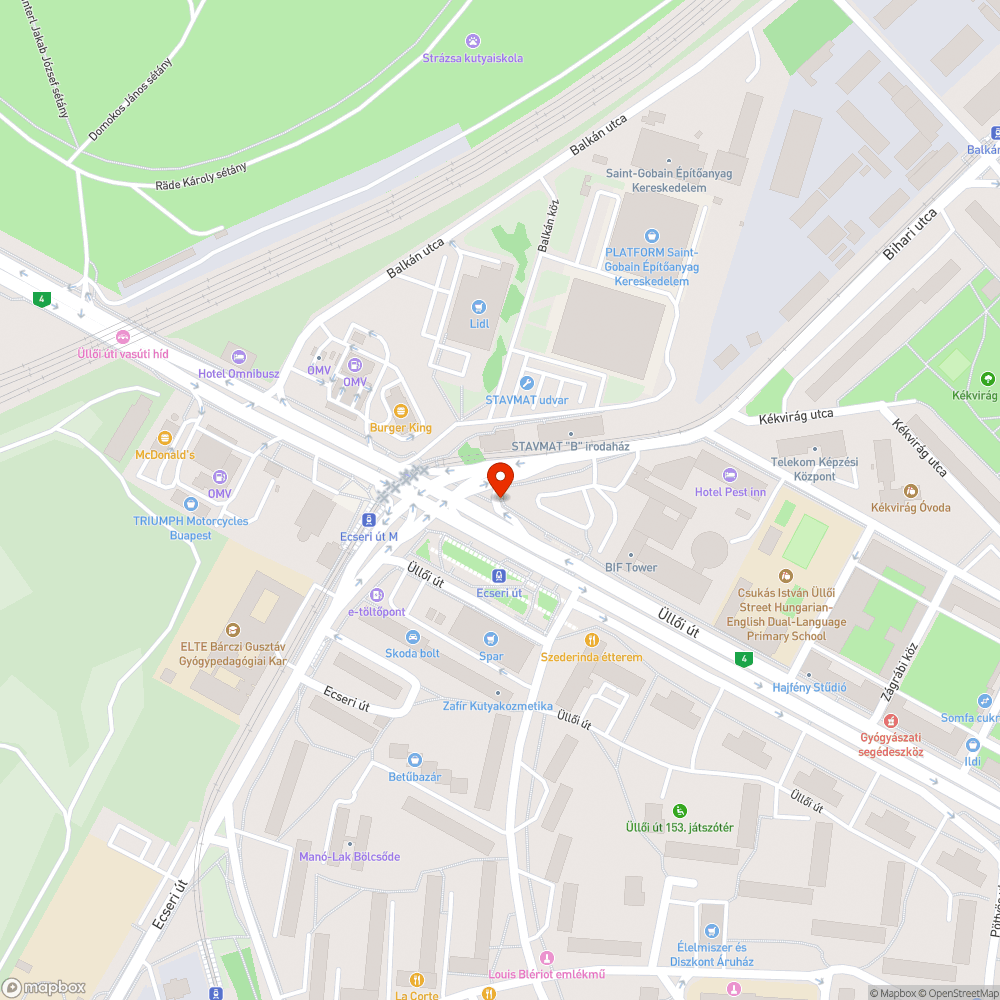 Kiszáradt fa- Üllői/Ceglédi út sarok bejelentés helye