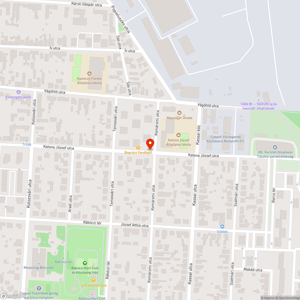 Kiszáradt fák (Zöld Sziget Program) bejelentés helye