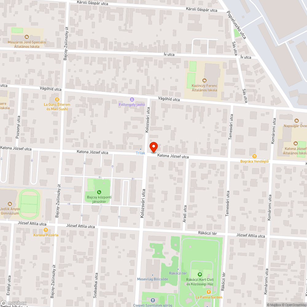 Kiszáradt fák (Zöld Sziget Program 2.) bejelentés helye